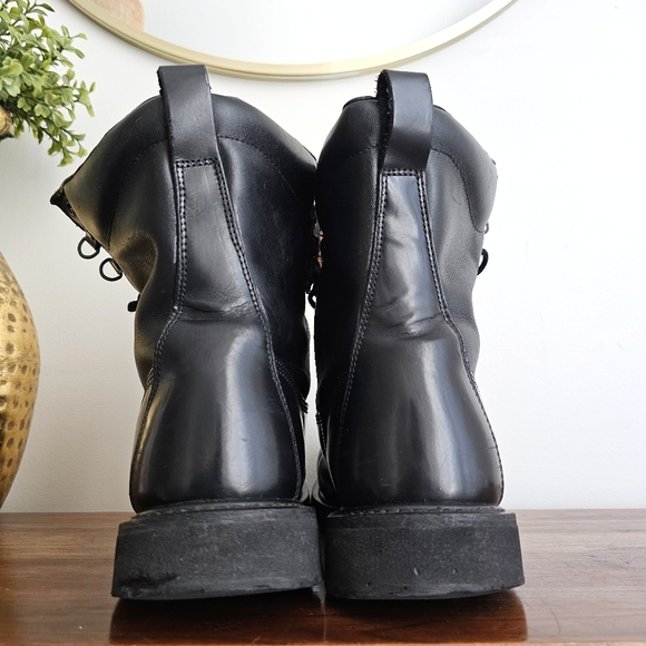 VTG Rocky USA Black Genuine Leather Combat Performance Thinsulate Boots 11.5M main image 12